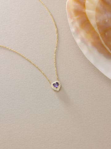 Lodie Silver Vergulde ketting met hanger - (L)42 cm