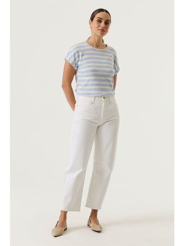 Garcia Shirt in Hellblau/ Beige
