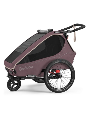 Qeridoo Fietsaanhanger "Kidgoo 2 Wildberry Violet" paars