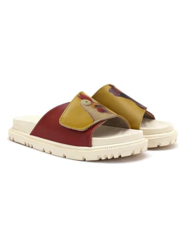Goby Slippers geel/rood