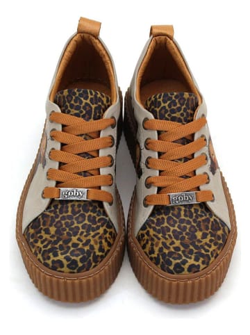 Goby Sneakers crème/lichtbruin