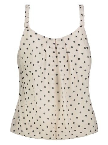 Sublevel Blusentop in Creme/ Schwarz