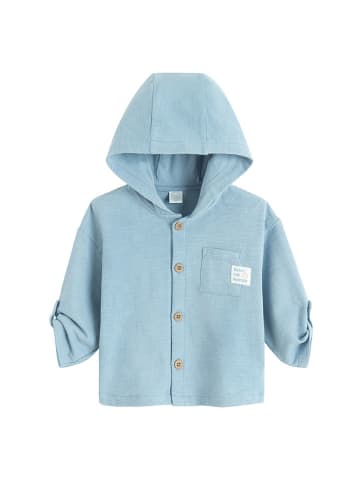 COOL CLUB Sweatjacke in Hellblau