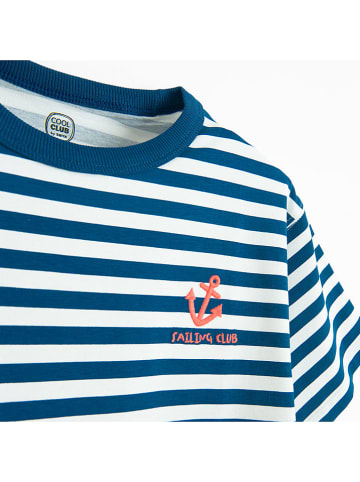 COOL CLUB Shirt blauw/wit