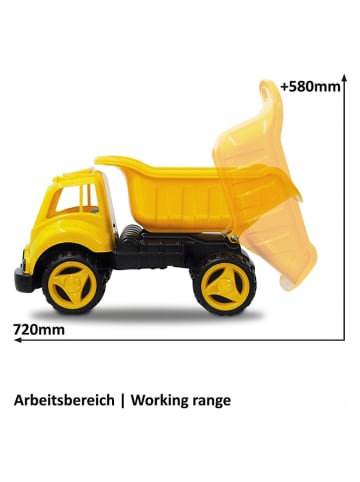 Jamara Pojazd "Dump Truck XL" w kolorze żółtym - 12 m+