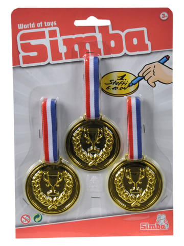 Simba 3er-Set: Medaillen in Gold - ab 3 Jahren