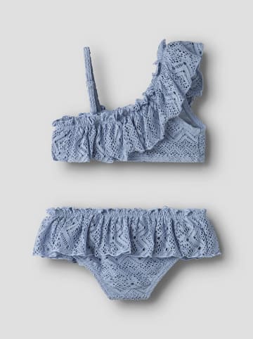 Lil Atelier Bikini "Feline" blauw