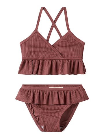 Lil Atelier Bikini "Fola Fia" w kolorze brązowym