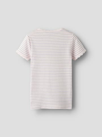 name it Shirt "Fensina" lichtroze/paars/wit