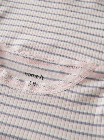name it Shirt "Fensina" in Rosa/ Lila/ Weiß