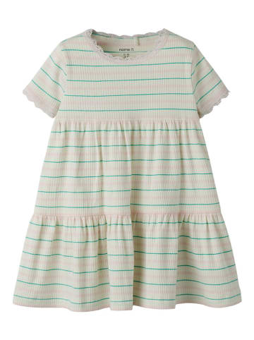 name it Kleid "Fensina" in Rosa/ Beige/ Grün
