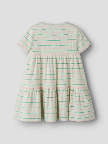 name it Jurk "Fensina" lichtroze/beige/groen