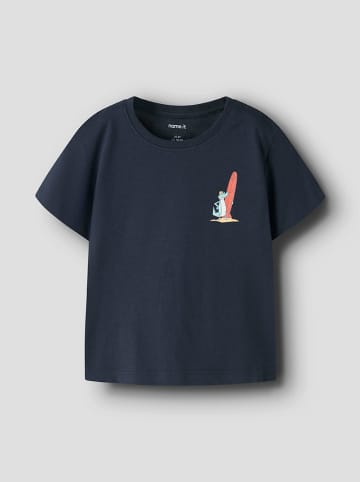 name it 2-delige set: Shirts "Vagno" grijs/donkerblauw