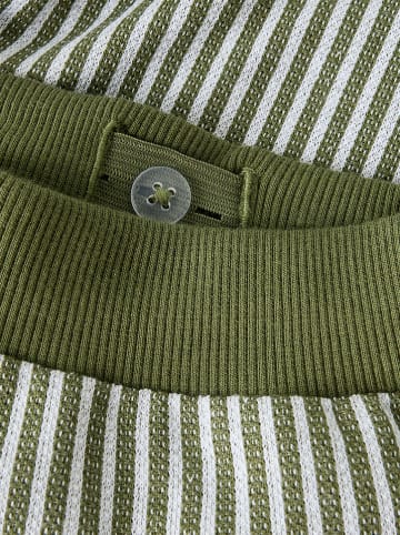 name it Shorts "Hans" in Khaki/ Weiß
