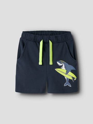 name it 2-delige outfit "Flaz" turquoise/donkerblauw