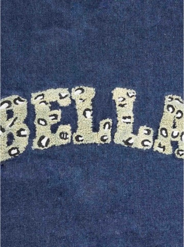 Zwillingsherz Shopper "Bella" donkerblauw - (B)42 x (H)40 cm