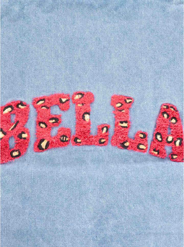 Zwillingsherz Shopper "Bella" lichtblauw - (B)42 x (H)40 cm