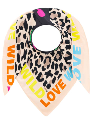 Zwillingsherz Dreieckstuch "Wild Love" in Bunt - (L)138 x (B)68 cm