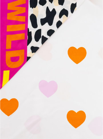 Zwillingsherz Chusta trójkątna "Wild Love" ze wzorem - 138 x 68 cm