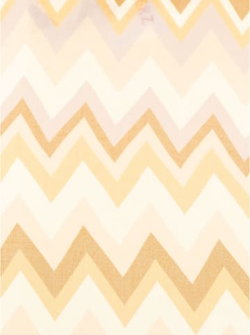 Zwillingsherz Sjaal "Zick Zack" beige - (L)180 x (B)85 cm