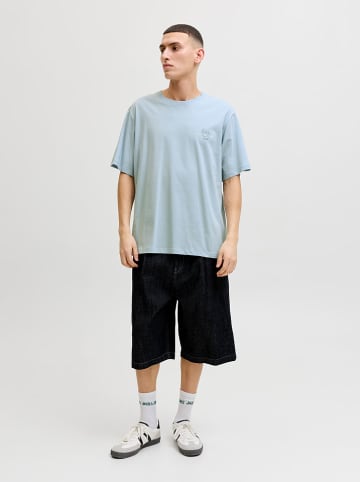 Jack & Jones Koszulka "Corals" w kolorze błękitnym