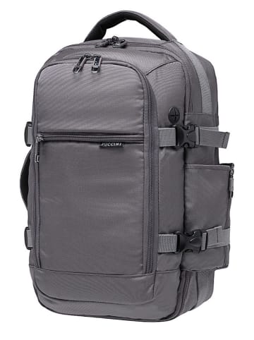 Puccini Rucksack "Easy Pack" in Grau - (B)25 x (H)40 x (T)20 cm