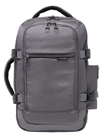 Puccini Rucksack "Easy Pack" in Grau - (B)25 x (H)40 x (T)20 cm