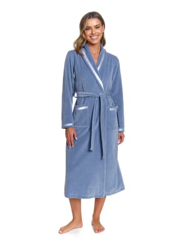 Doctor Nap Bademantel in Blau