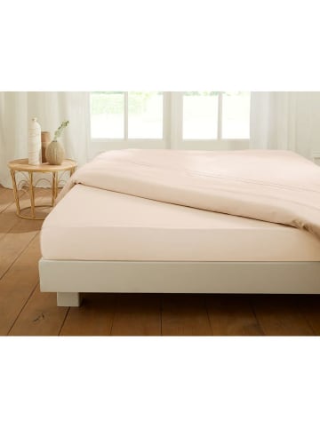 Linvosges Satin-Spannbettlaken in Creme