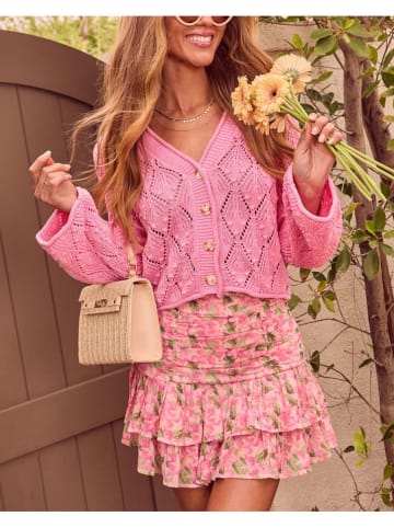 Milan Kiss Cardigan in Rosa