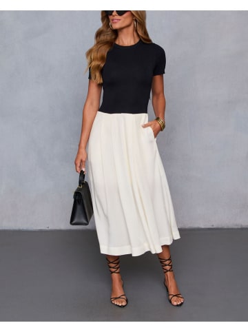 Milan Kiss Kleid in Schwarz/ Weiß