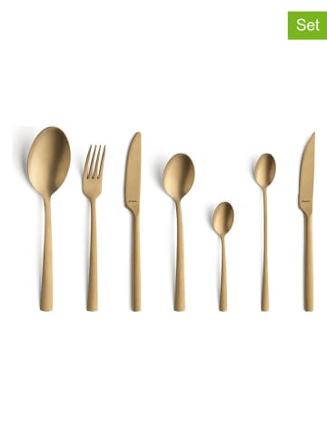 Amefa 42tlg. Besteck-Set "Manille" in Gold