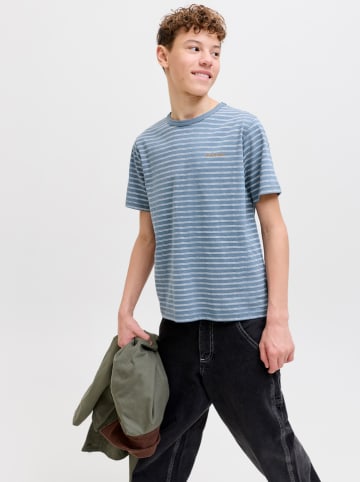 JACK & JONES Junior Koszulka "Devin" w kolorze niebieskim