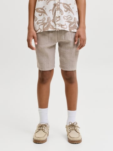 JACK & JONES Junior Szorty "Jaiden" w kolorze beżowym
