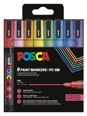 Faber-Castell Acrylmarkers "Uni Posca PC" - 8 stuks