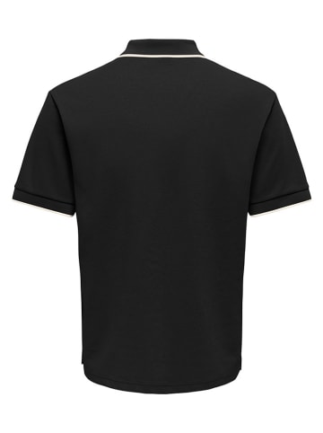 ONLY & SONS Poloshirt "Onstomon" zwart