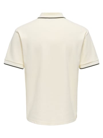 ONLY & SONS Poloshirt "Onstomon" in Beige