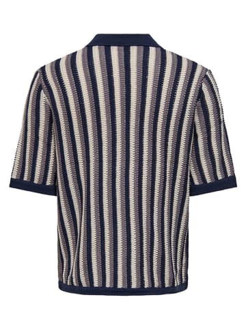 ONLY & SONS Trui "Onsthue" donkerblauw/beige