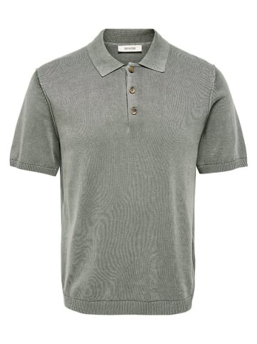 ONLY & SONS Koszulka polo "Onsgarson" w kolorze szarym
