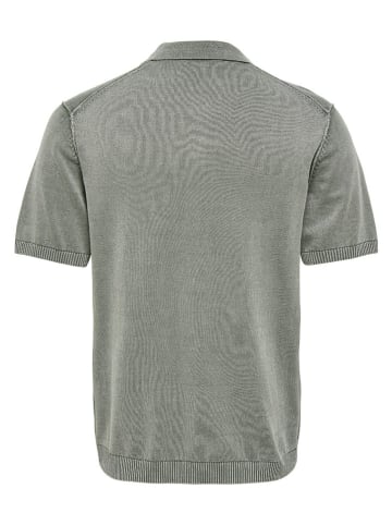 ONLY & SONS Koszulka polo "Onsgarson" w kolorze szarym