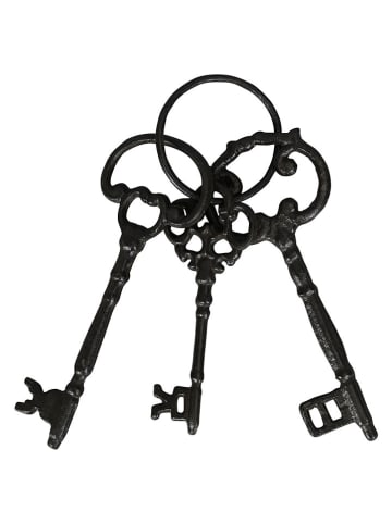 POSIWIO Decohanger ''Schlüsselbund'' bruin - (L)22 cm