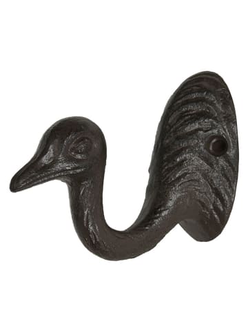 POSIWIO Wandhaken ''Strauss'' in Braun - (B)10 x (H)8,5 x (T)5 cm