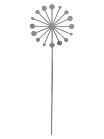 POSIWIO Dekoracja ogrodowa "Blossom" w kolorze szarym - 57,5 x 15 cm