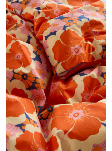 Jotex Bettbezug "Frida" in Orange/ Creme