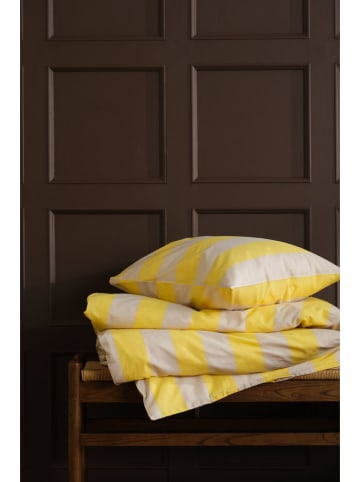 Jotex Dekbedovertrek "Blocku Stripe" geel/beige
