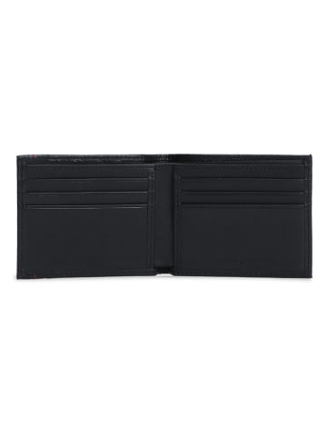 Tommy Hilfiger Skórzany portfel w kolorze granatowym - 10 x 8 x 2 cm