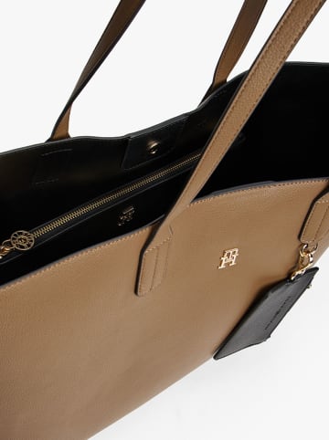 Tommy Hilfiger Shopper in Hellbraun - (B)51 x (H)33 x (T)15 cm