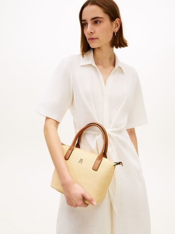 Tommy Hilfiger Henkeltasche in Beige - (B)31 x (H)24 x (T)14 cm
