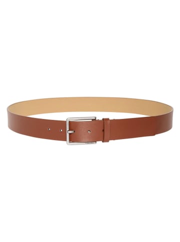 Calvin Klein Leder-Gürtel in Hellbraun