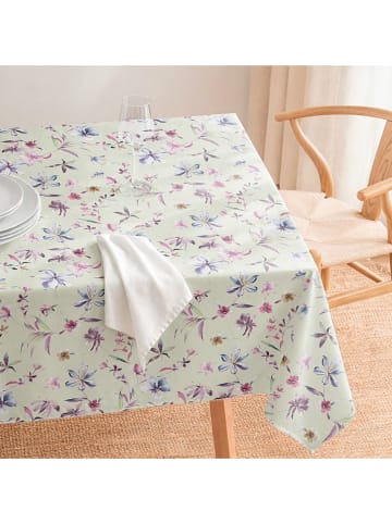 mint Deco Obrus "Summer Petalia" w kolorze miętowo-fioletowym